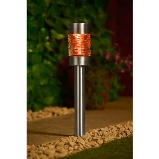 B&M Sicily XL Solar Post Lights 3pk - Image 2