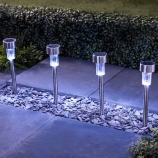 Eveready Mini Solar Lighting Posts 8pk - Colour Changing - Image 2