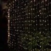 Solar Powered LED Curtain 180cm - 266 Cool White Lights