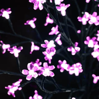 Solar Powered Blossom Tree - Pink 128 LED 4ft - Image 2