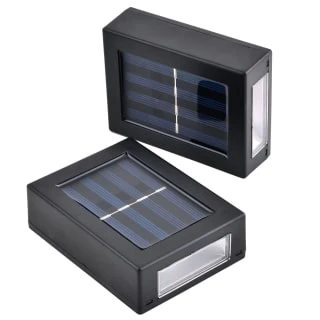Solar Powered Up/Down Wall Light - White LED 4pk - Image 5