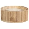 Natural Wood Bowl Candle
