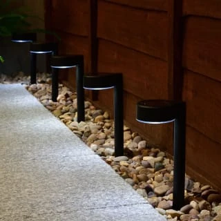 Solar Powered New York Post Lights 8pk - Image 2