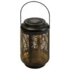 B&M Urban Eden Solar Powered Metal Lantern