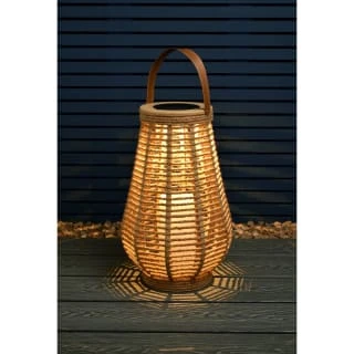 Large Solar Powered Natural Lantern - Image 2