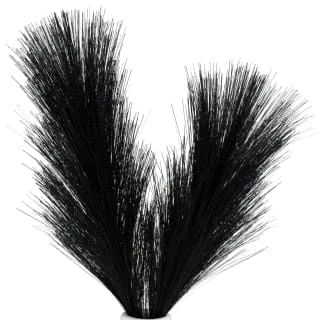 B&M Stone Rounded Vase With Black Pampas - Image 2