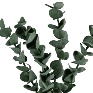 B&M Stone White Vase With Plants - Image 2